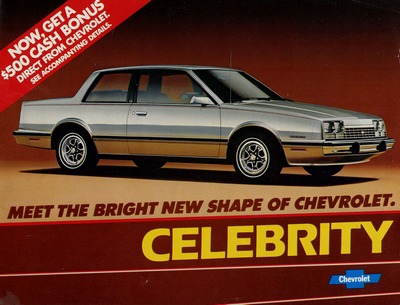 1983 Chevrolet Celebrity Folder